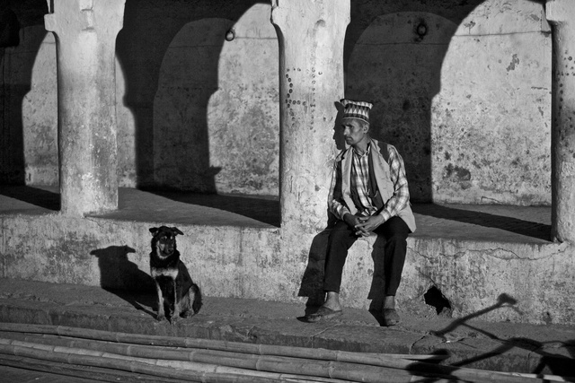 Dog and Man, Pashupatinath 