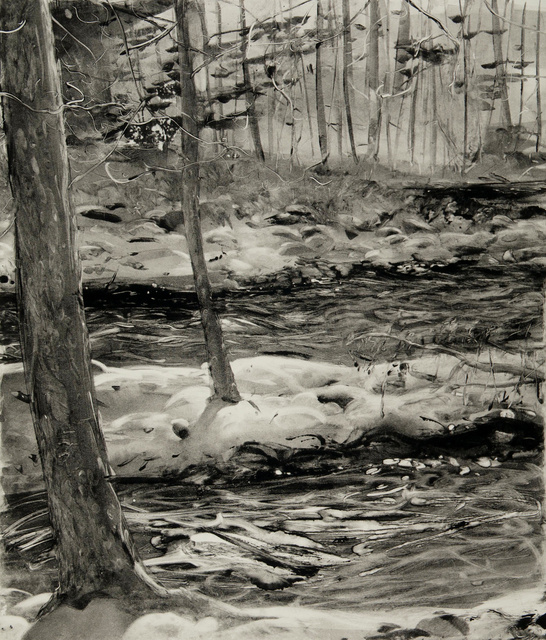 Six-Mile Creek, 28 x 23"