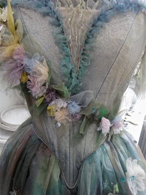 Hand-painted costume for the Royal Opera House