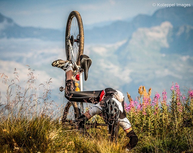 Mountainbike Acrobatics, Verbier Switserland