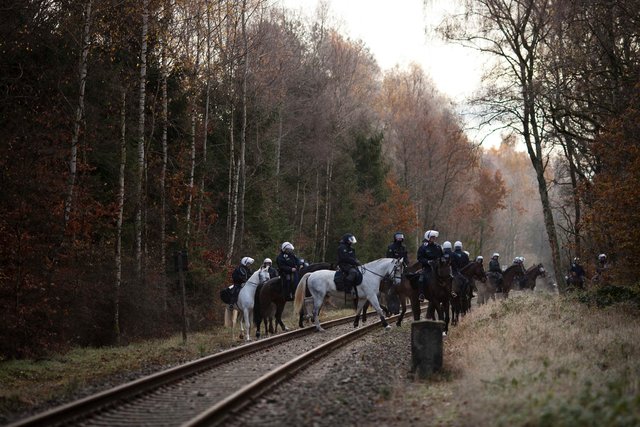 German Nuclear Waste Protest