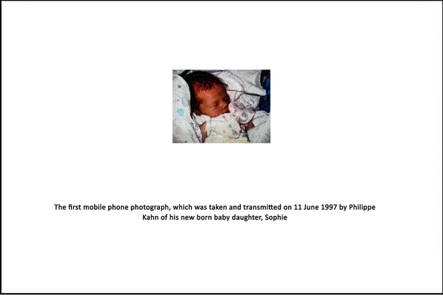 First ever mobile phone photography