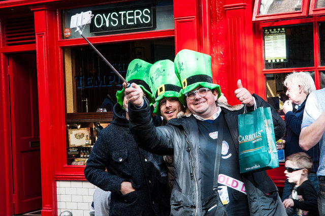 Welsh soccer fans (Temple Bar, Dublin)