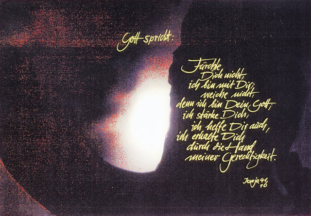 Gott spricht: Fürchte dich nicht