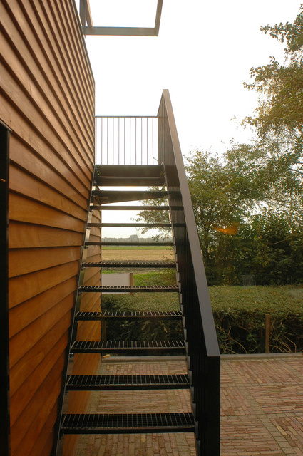 Pergola woning: View naar polder van Moerkapelle