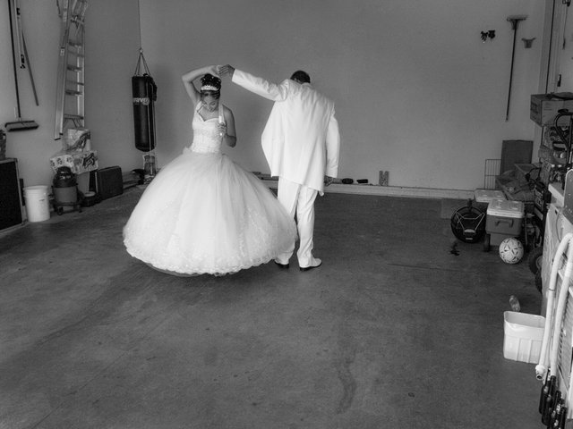 practicing the quinciñera waltz
