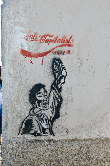 Anti capitalist, enjoy life