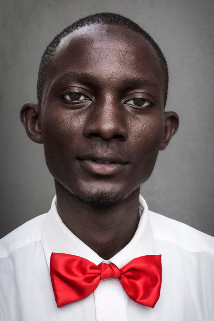 Red bowtie at the Rainbow Hotel