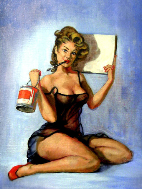 Painter Pin-Up