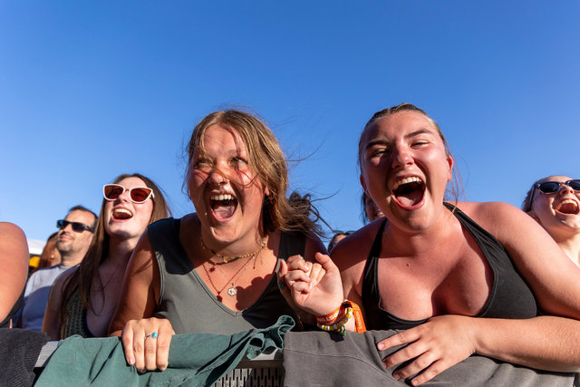 Fans at Boston Calling