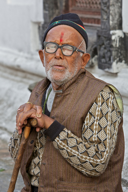 Elderly Man Pashupatinath 
