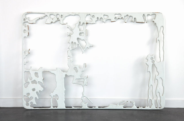 L.L.C. (Little Less China) II, 2013. Wood, enamel paint.