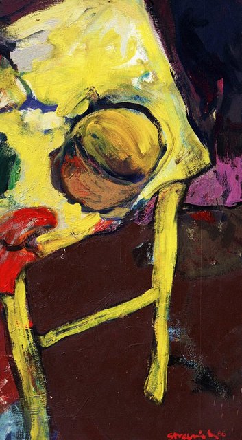 Tabouret jaune