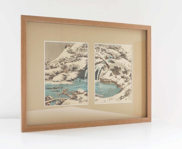 Paysage hivernal à la cascade (1849)