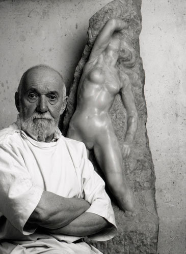 Jean Fréour, sculpteur, Batz-sur-Mer, 2000