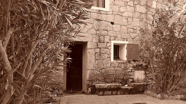 La maison, à Grossa - avril 2012
