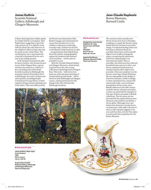 Art Quarterly Spring 2013