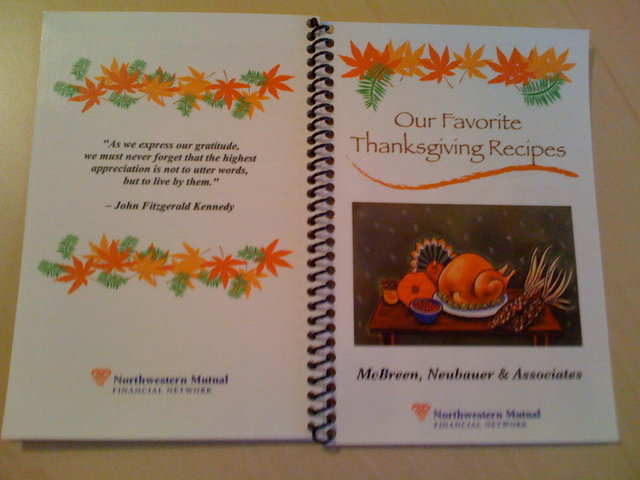 Front and Back cover - McBreen, Neubauer Thanksgiv