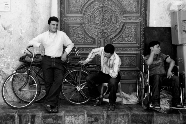 Three boys in Damascus