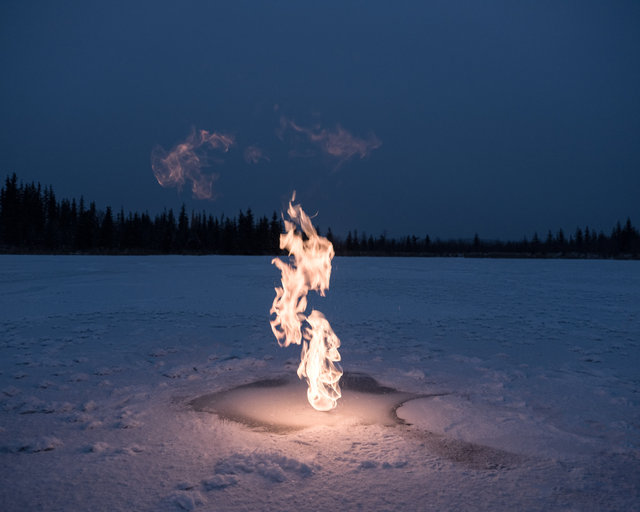 Methane experiment, Alaska 2017