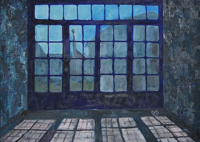 I z cyklu Pustostan 50x70 olej płótno 2015