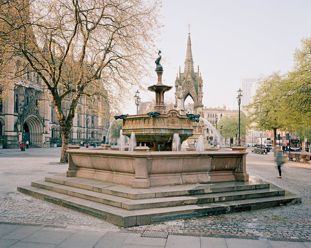 Jubilee Fountain, Albert Square, Manchester