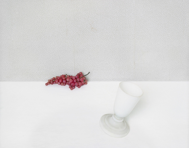 Red Grapes and White Vase, c 2009