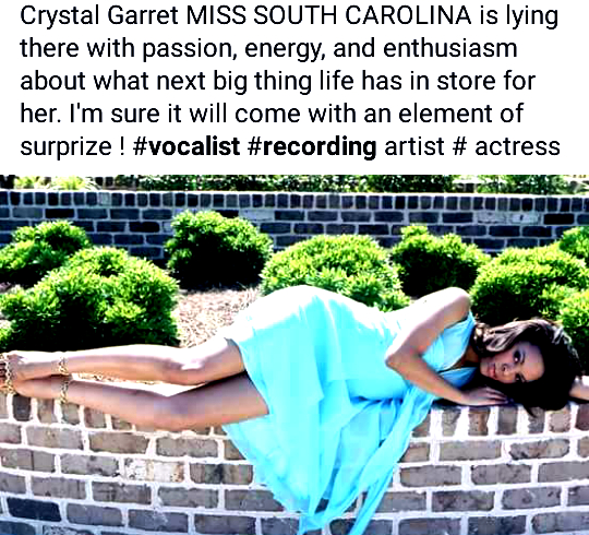 CRYSTAL GARRETT - MODEL., ACTRESS, SINGER, RECORDING ARTIST.