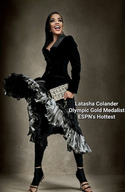 LATASHA COLANDER- OLYMPIC GOLD MEDALIST