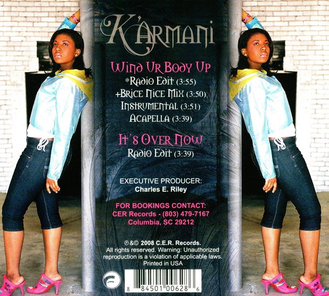 K'ARMANI - RECORDING ARTIST CD 'WIND UR BODY UP'.