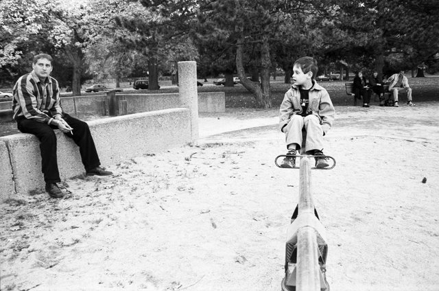 My cousin, Vladislav and his son, Nikita.