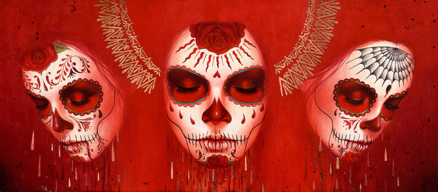 Tres Cabezas 36"x16" / 2012