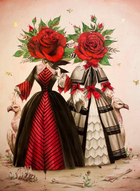 The Committe, 1845, 30"x40" / 2023