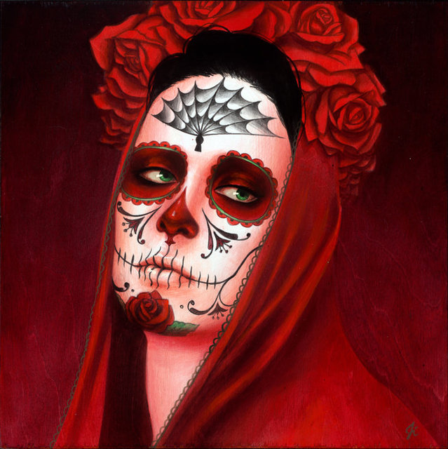 La Reina Roja 12"x12" / 2015