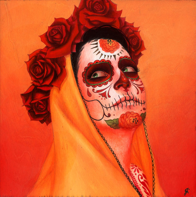 Catrina, Sol Amarillo 12"x12" / 2015