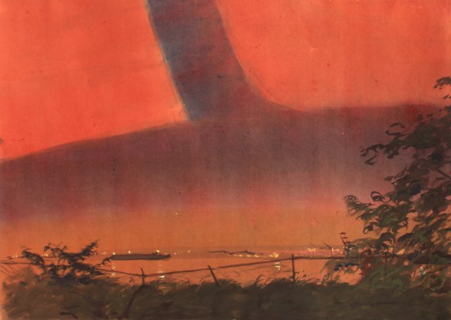 Abandoned Pier 22 x 29"