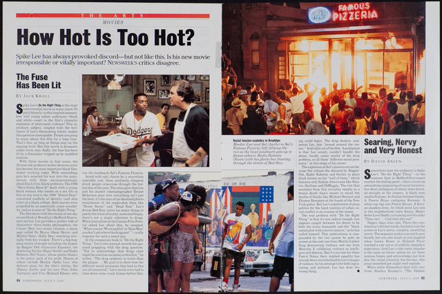 Do The Right Thing, in Newsweek