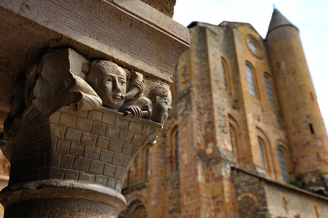 Cloître, abbatiale Sainte-Foy,Conques