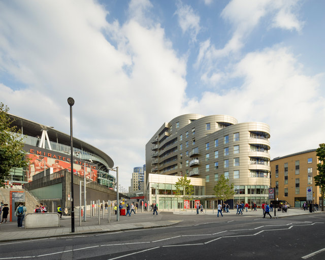 Housing at Arsenal Football Ground. CZWG Architects