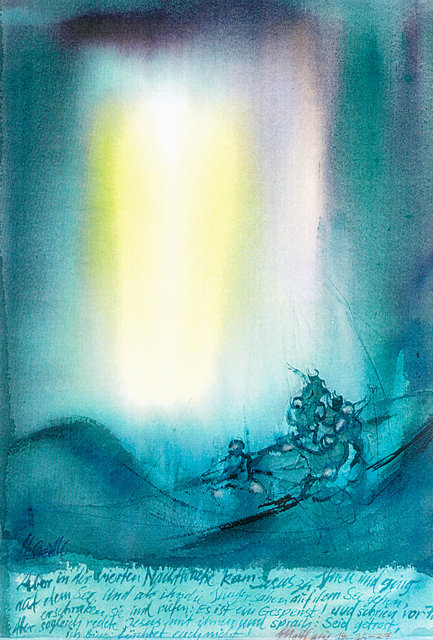 Jesus geht auf dem Wasser