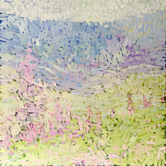 Fall Haze Near Carbondale CO, Acrylic on Canvas, 48 x 48 in.