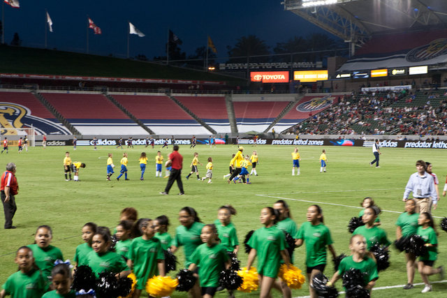 Brazil Stars vs FC Encino All Stars<br>6/16/2012 U8B Halftime Game<br>at Chivas vs Real Salt Lake