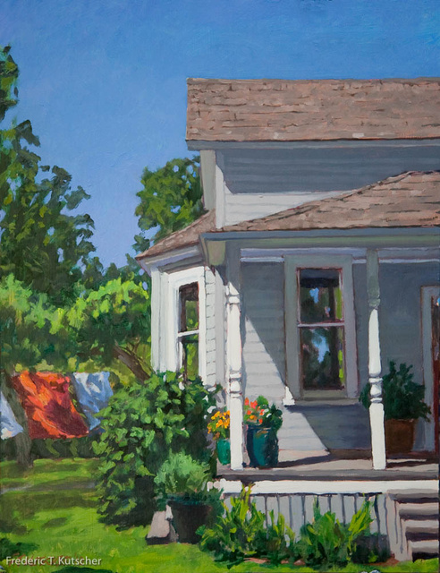 South Porch and Yard - July Afternoon (15W  19.75H medium) 2010-3 (1).jpg