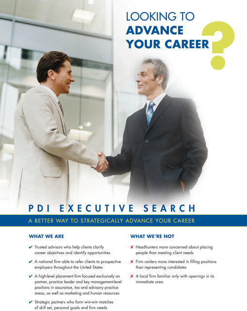 Executive Search Flyer (front)