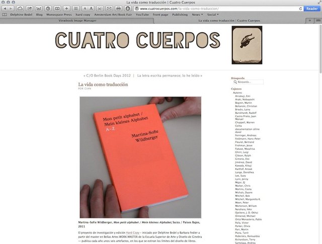 CUATRO CUERPOS, 2011