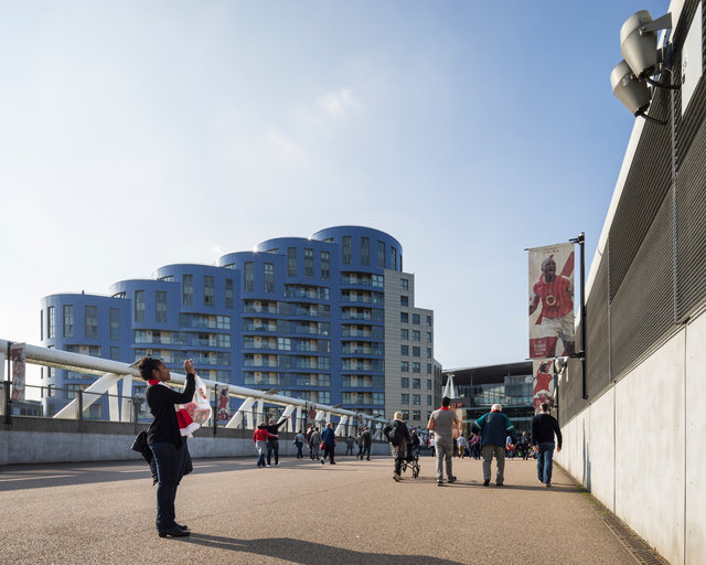 Housing at Arsenal Football Ground. CZWG Architects