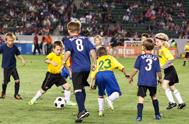Brazil Stars vs FC Encino All Stars<br>6/16/2012 U8B Halftime Game<br>at Chivas vs Real Salt Lake