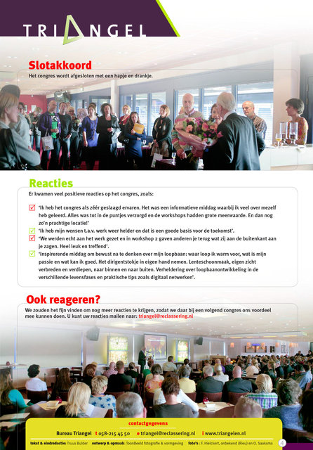 Triangel Nieuwsbrief 2011