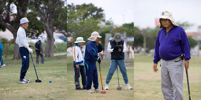 Croquet players