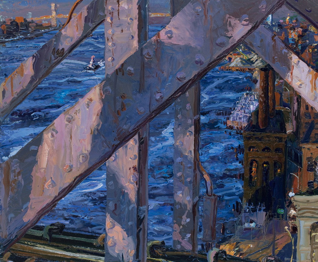 View From Manhattan Bridge, 30 x 36"